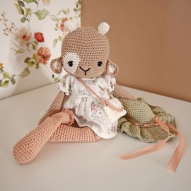 Kit Crochet Scarlett, jolie biquette – Coffret Complet, Patron PDF