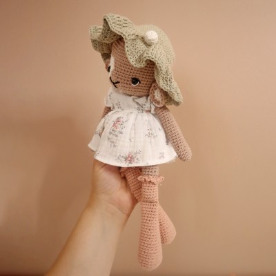 Kit Crochet Scarlett, jolie biquette – Coffret Complet, Patron PDF