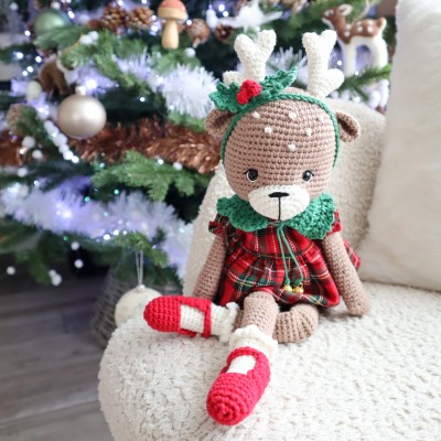 Patron "Solveig, renne de Noël"