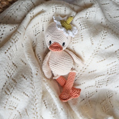 Kit Crochet Plume, mon petit caneton – Coffret Complet, Patron PDF