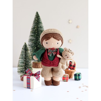 Livre "Poupées & amigurumis de Noël So British au crochet" Les éditions de saxe