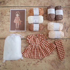 Kit Crochet Suzie, jolie girafe – Coffret Complet, Patron PDF